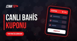 Cenabet TV yayını izlerken canlı bahis kuponu ekranı